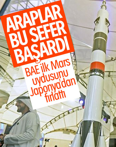BAE, ilk Mars uydusunu uzaya fırlattı