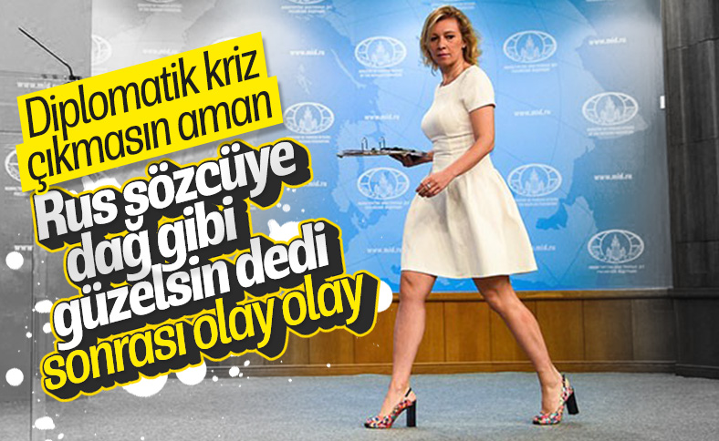 Rus sözcü Zaharova ile Türk takipçisi arasındaki konuşma