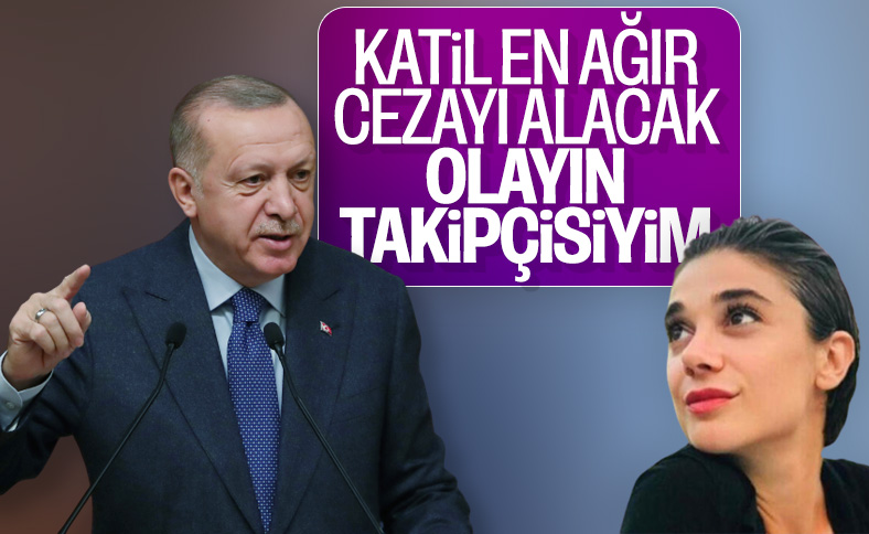 Cumhurbaşkanı Erdoğan'dan Pınar Gültekin paylaşımı