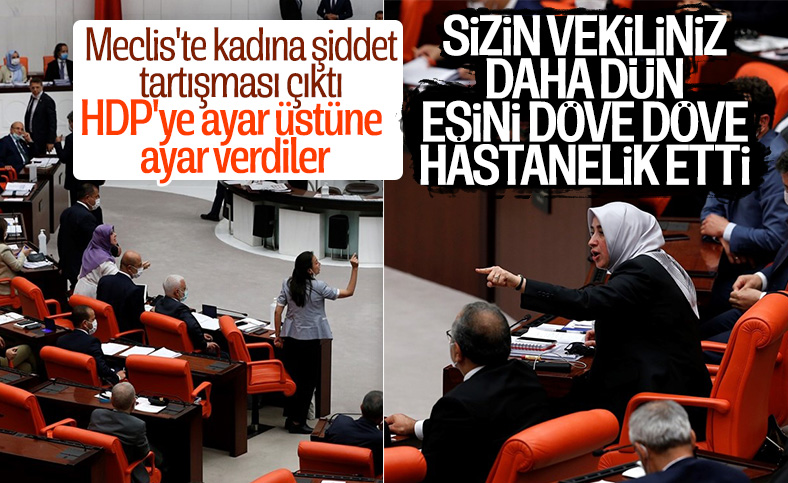 TBMM'de HDP'li ve AK Partili vekiller tarıştı
