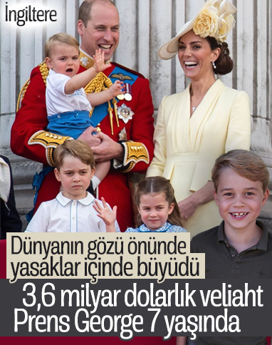 Prens George, 7’nci yaşını kutluyor