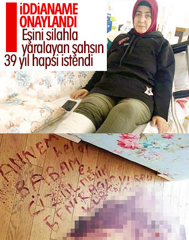 Zeytinburnu'nda eşine ateş açan adama 39 yıl ceza talebi