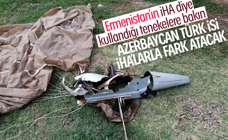 Azerbaycan ordusu Ermenistan'a ait İHA'yı düşürdü