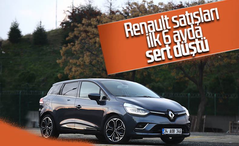 Renault satışları yılın ilk yarısında yüzde 35 azaldı
