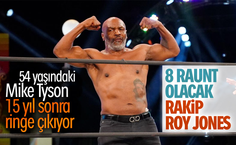 Mike Tyson, 12 Eylül'de ringlere dönüyor