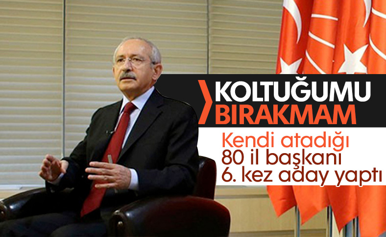 Kemal Kılıçdaroğlu'nun koltuğunu devretmeye niyeti yok