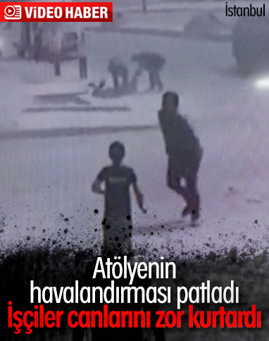 Arnavutköy’deki atölyenin havalandırması patladı 
