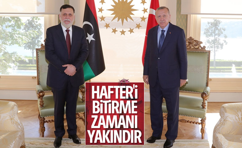 Erdoğan, Libya Başbakanı Serrac'la görüştü