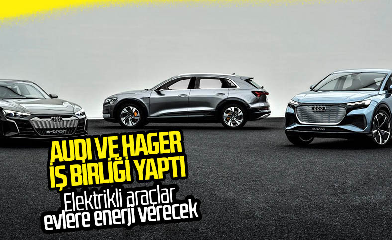 Audi, elektrikli araçlardan evlere enerji verecek
