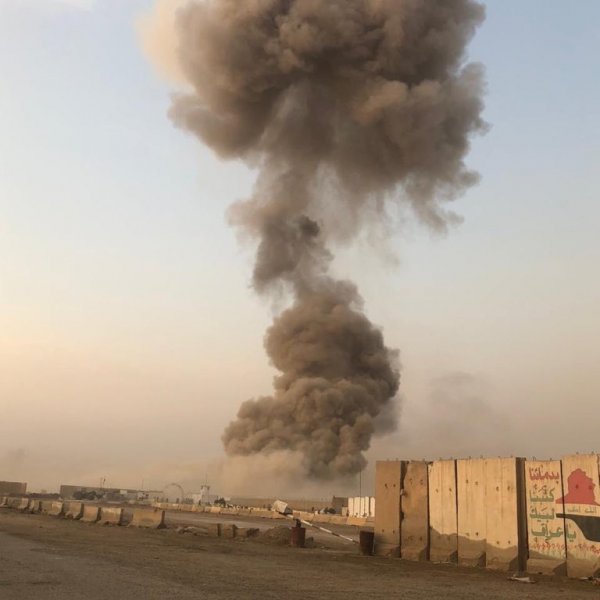 Irak'ta askeri üste patlama meydana geldi
