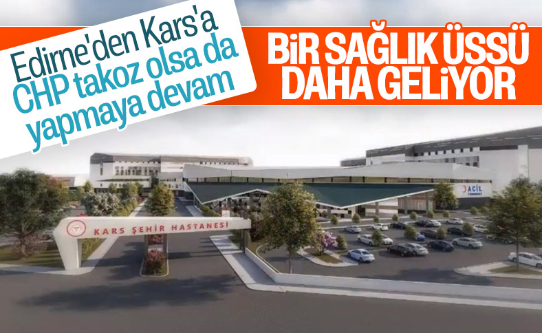 Kars Şehir Hastanesi’nin görselleri paylaşıldı
