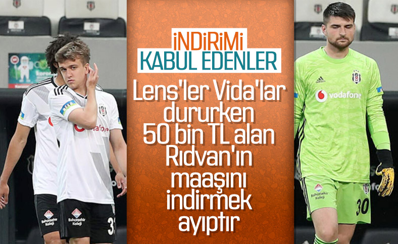 Beşiktaş'ta genç futbolcuların maaşları düşürüldü
