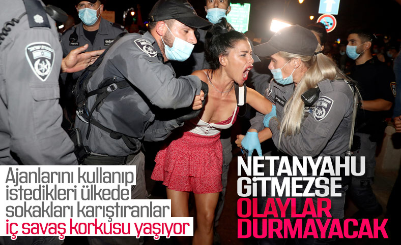 İsrail muhalefeti: Şiddet olayları iç savaşa sürükler