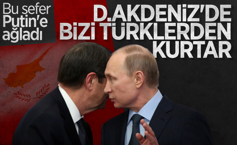 Anastasiadis, Türkiye'ye karşı Putin'den yardım istedi