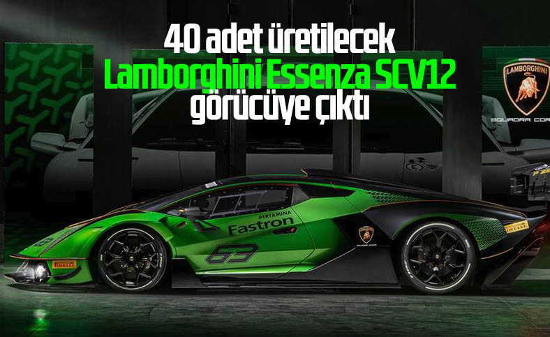 Lamborghini Essenza SCV12 tanıtıldı
