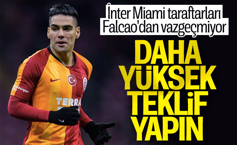 İnter Miami taraftarları Falcao'yu istiyor