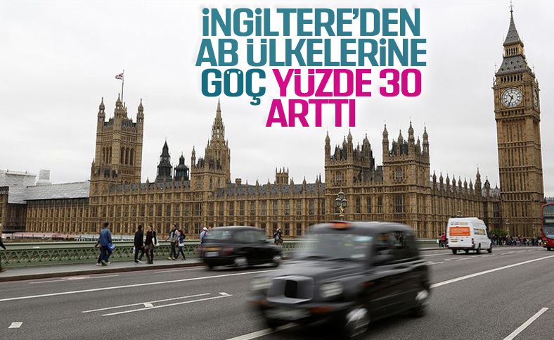 İngiltere'den AB ülkelerine göç arttı