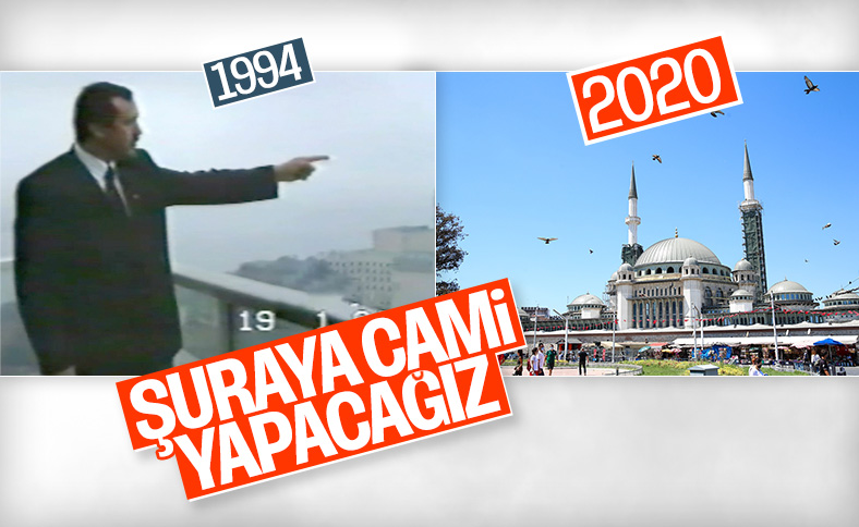 Taksim Camii'nde sona doğru
