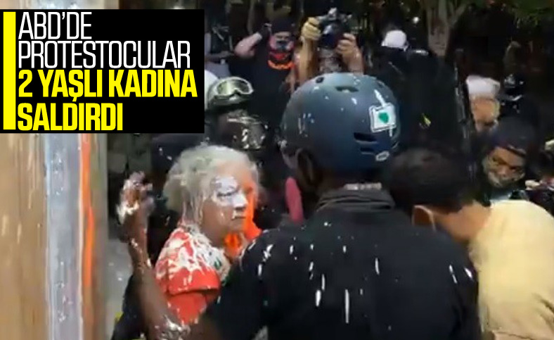 ABD'de 2 yaşlı kadın göstericilerin saldırısına uğradı