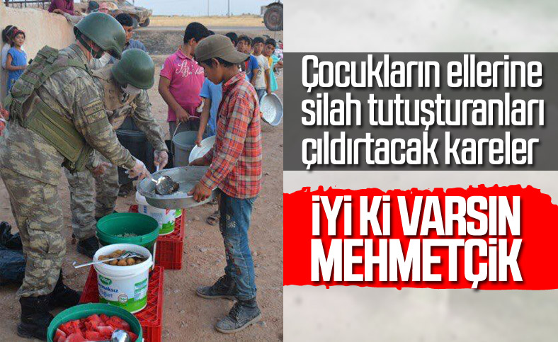 turk askeri yemegini suriyelilerle