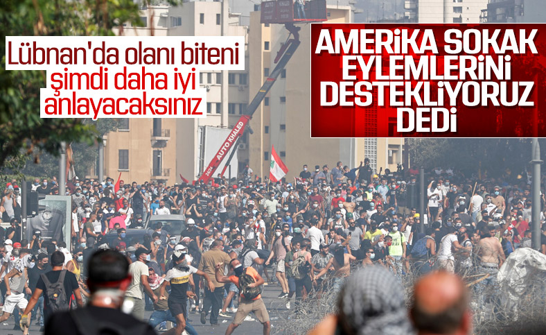 ABD: Lübnan'daki barışçıl gösterileri destekliyoruz