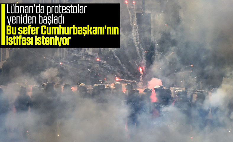 Lübnan'da protestolar yeniden başladı