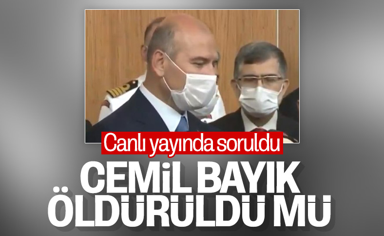 Terörist Cemil Bayık'ın durumu Süleyman Soylu'ya soruldu