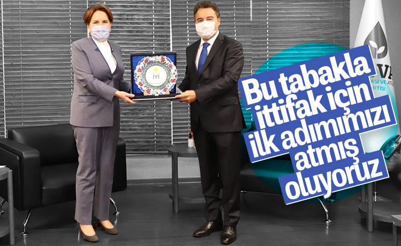 Meral Akşener, Ali Babacan'ı ziyaret etti