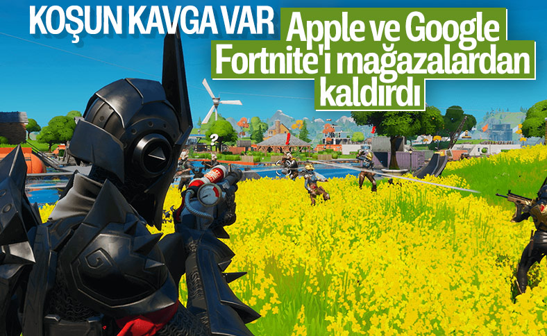 Epic Games'ten Fortnite'ı kaldıran Apple ve Google'a dava