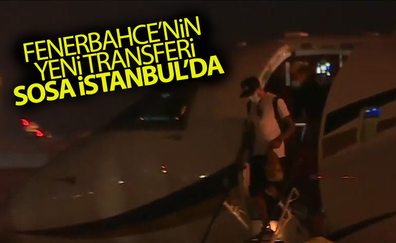 Fenerbahçe'nin yeni transferi Jose Sosa imza için İstanbul'da 