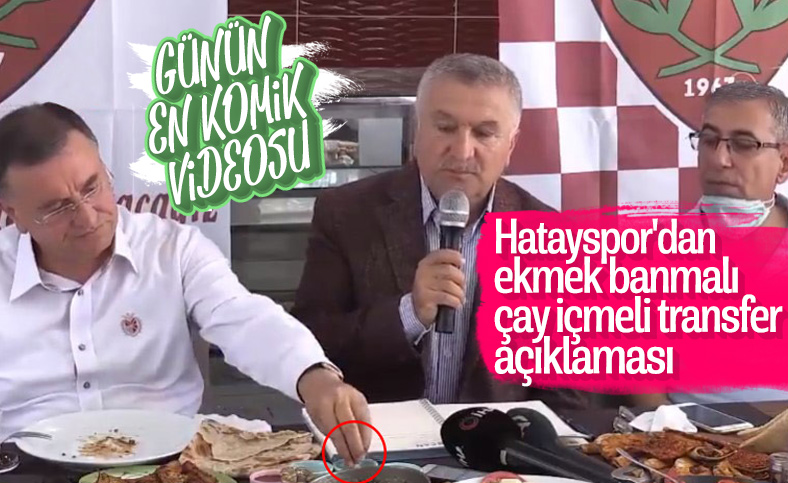 Hatayspor'un yemekli transfer açıklaması