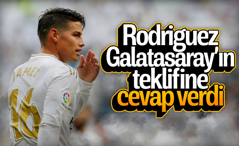 James Rodriguez'den Galatasaray'a olumsuz cevap