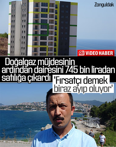 Zonguldak'ta, 'Tuna-1 doğalgaz kuyusu manzaralı' daire satılığa çıktı