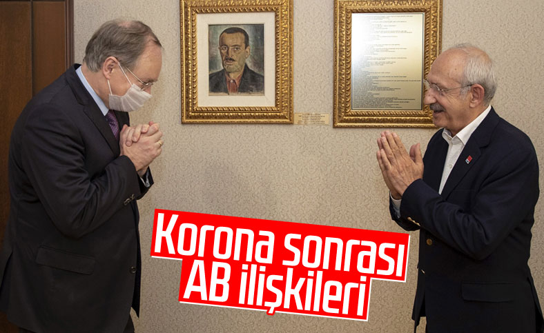 Kılıçdaroğu, AB Türkiye Delegasyonu Başkanı Christian Berger'i kabul etti