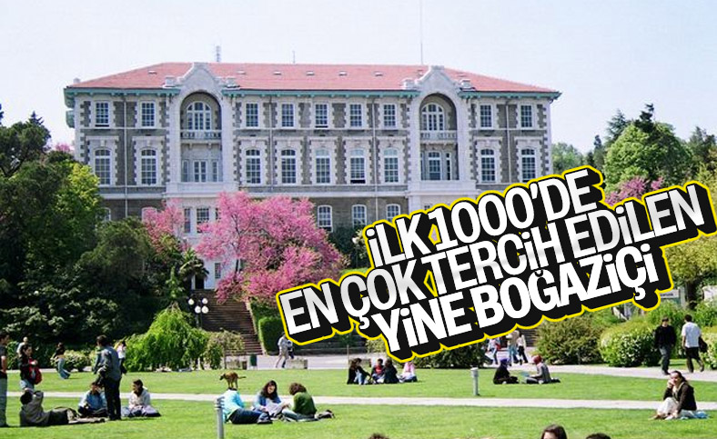 YKS'de ilk 1000'e giren öğrencilerin yarıdan fazlası Boğaziçi'ni seçti