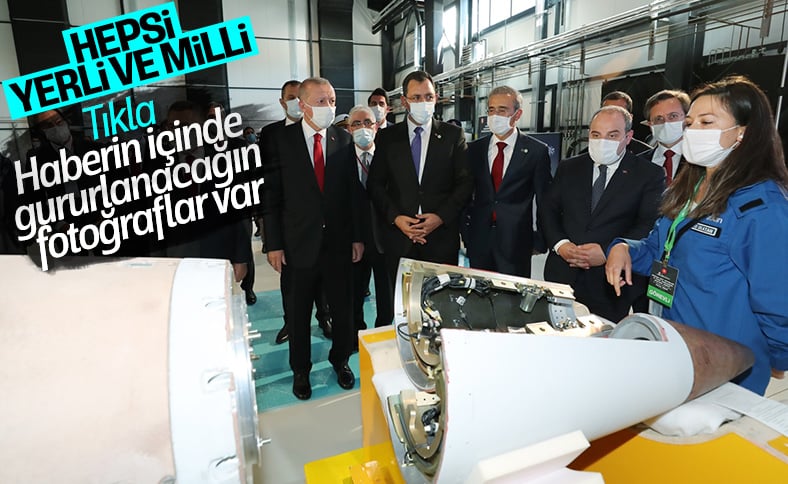 Cumhurbaşkanı Erdoğan Roketsan'da: Artık uzay ligindeyiz