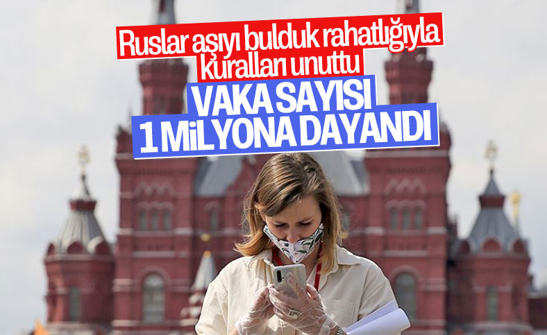 Rusya'da koroanvirüs vaka sayısı 1 milyona yaklaştı