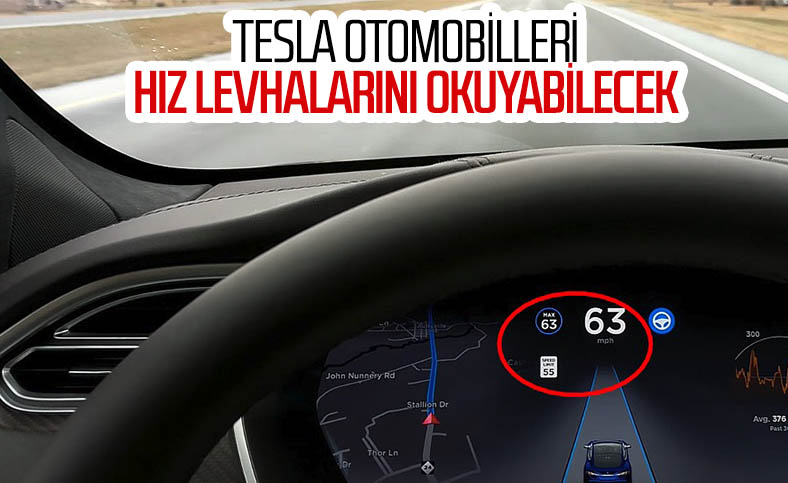 Tesla otomobilleri, artık hız sınırı levhalarını da algılayacak