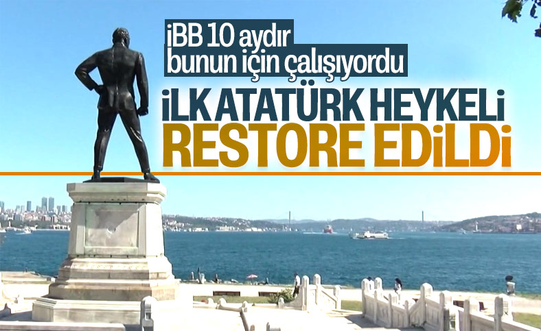 Türkiye'nin ilk Atatürk Anıtı İBB tarafından restore edildi