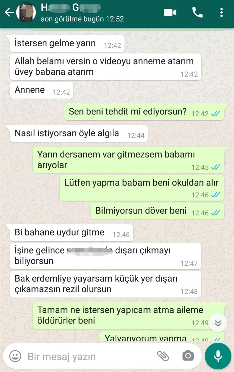 He threatened and sexually assaulted his ex-boyfriend in Mersin # 2