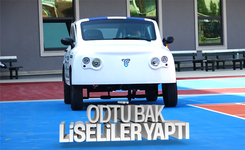 Bursa'da öğrencilerin ürettiği elektrikli araç: Verd-e