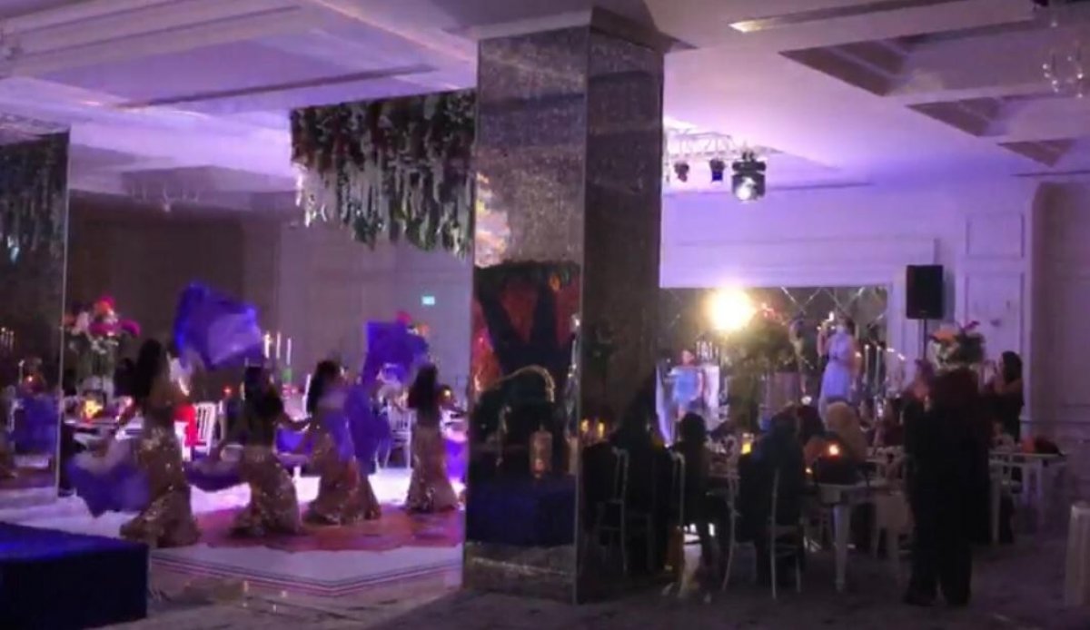 Police raided the corona wedding hall in Bursa # 1