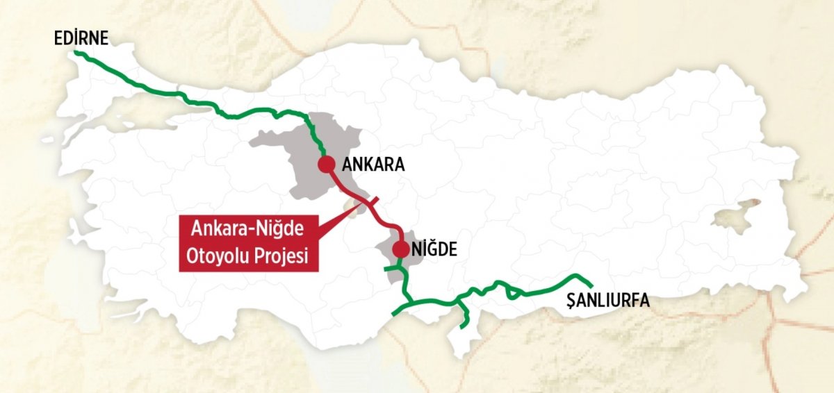Şanlıurfa dan Edirne ye kadar kesintisiz ulaşım sağlacanak #2