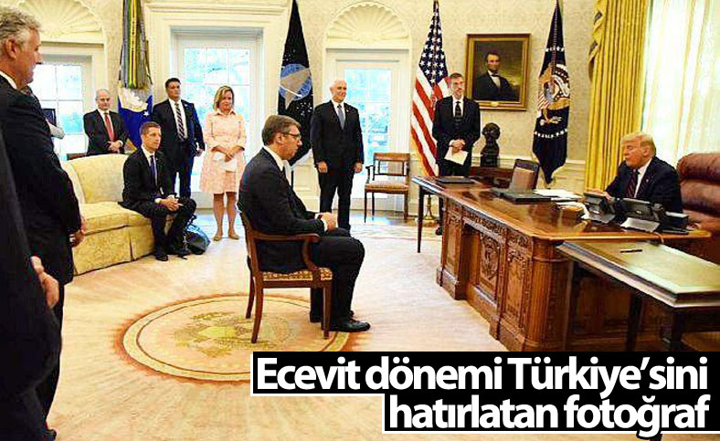 Kosova - Sırbistan anlaşmasından dikkat çeken fotoğraf
