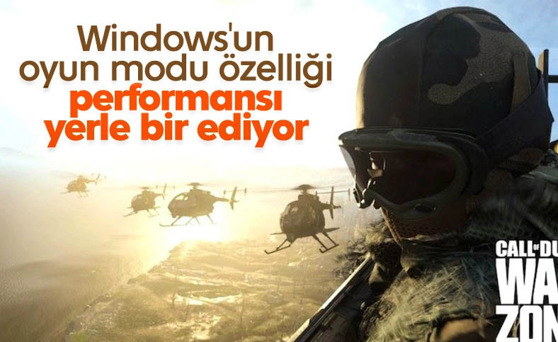 Windows 10'da yer alan oyun modu, bazı oyunların performansını düşürüyor