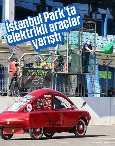 İstanbul Park'ta Elektrikli Araç Yarışları yapıldı