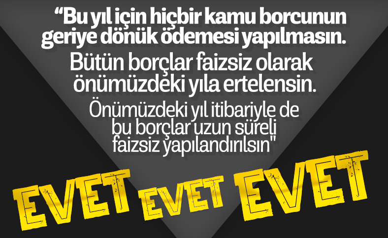 Esnaf ve sanayiciler, kamu borçlarının yapılandırılmasını istiyor