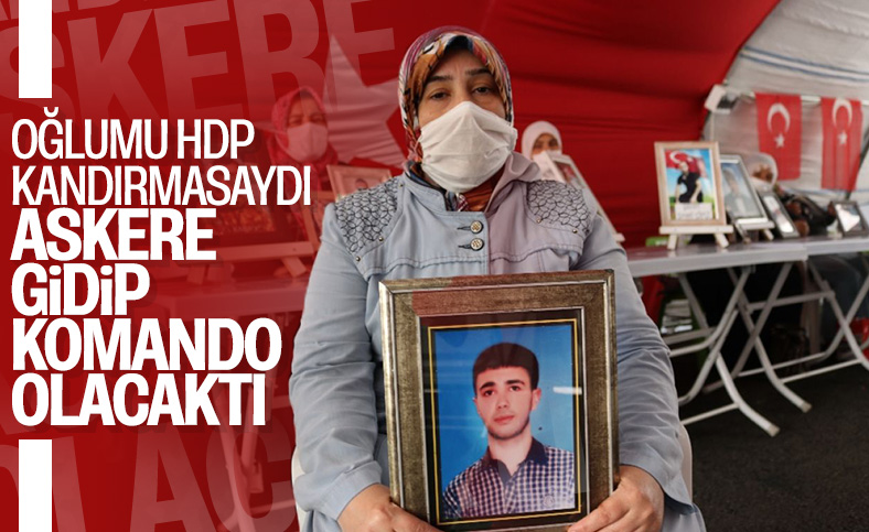 HDP tarafından evladı dağa kaçırılan anne, oğlunun hayalini söyledi