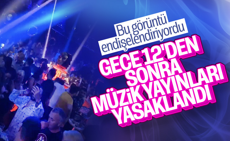 Kafeterya ve restoranlarda bu gece yarısından itibaren müzik yayını sona erecek