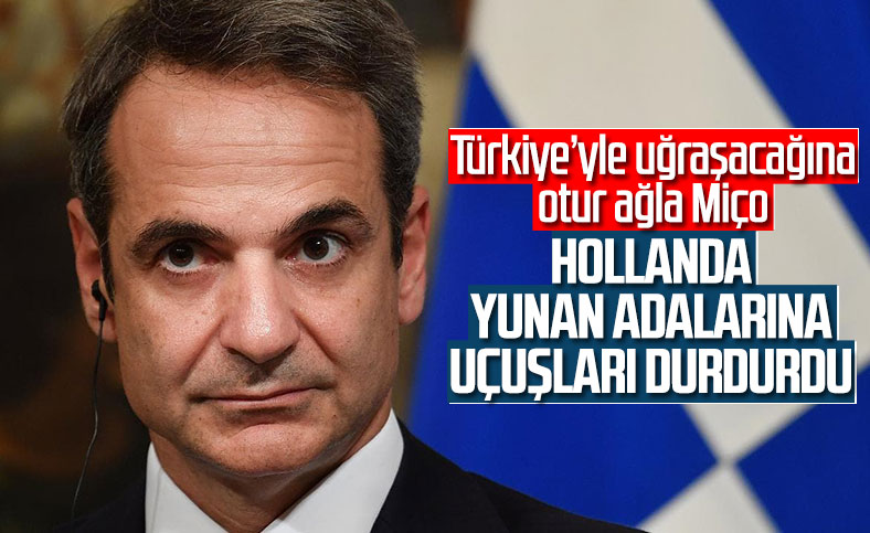 Hollanda, koronavirüs nedeniyle Yunan adalarına uçuşları durdurdu